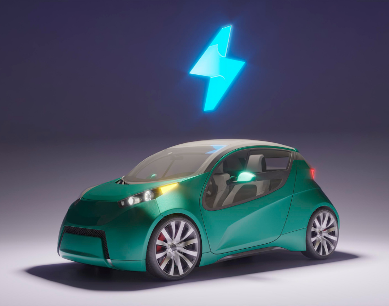 Voiture électrique puissance recharge