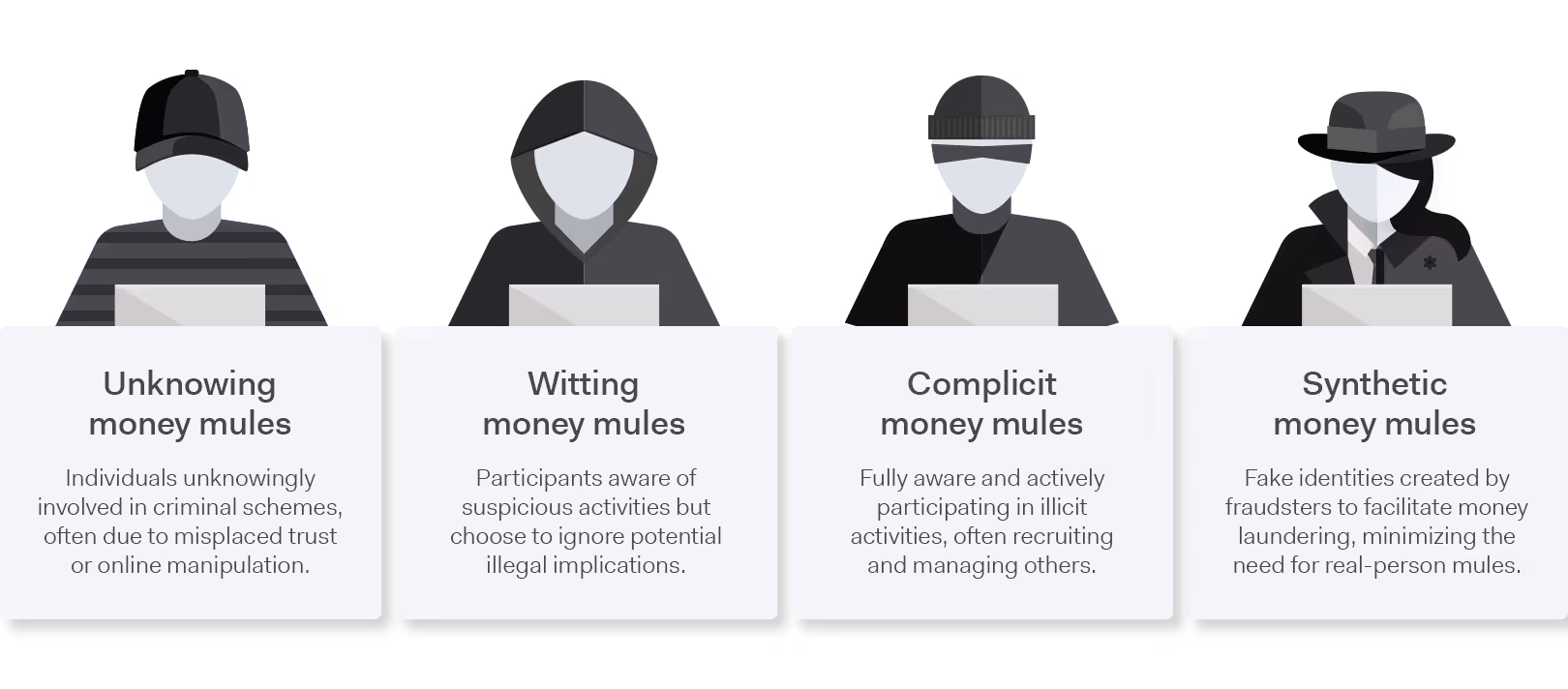 what are the money mule types?