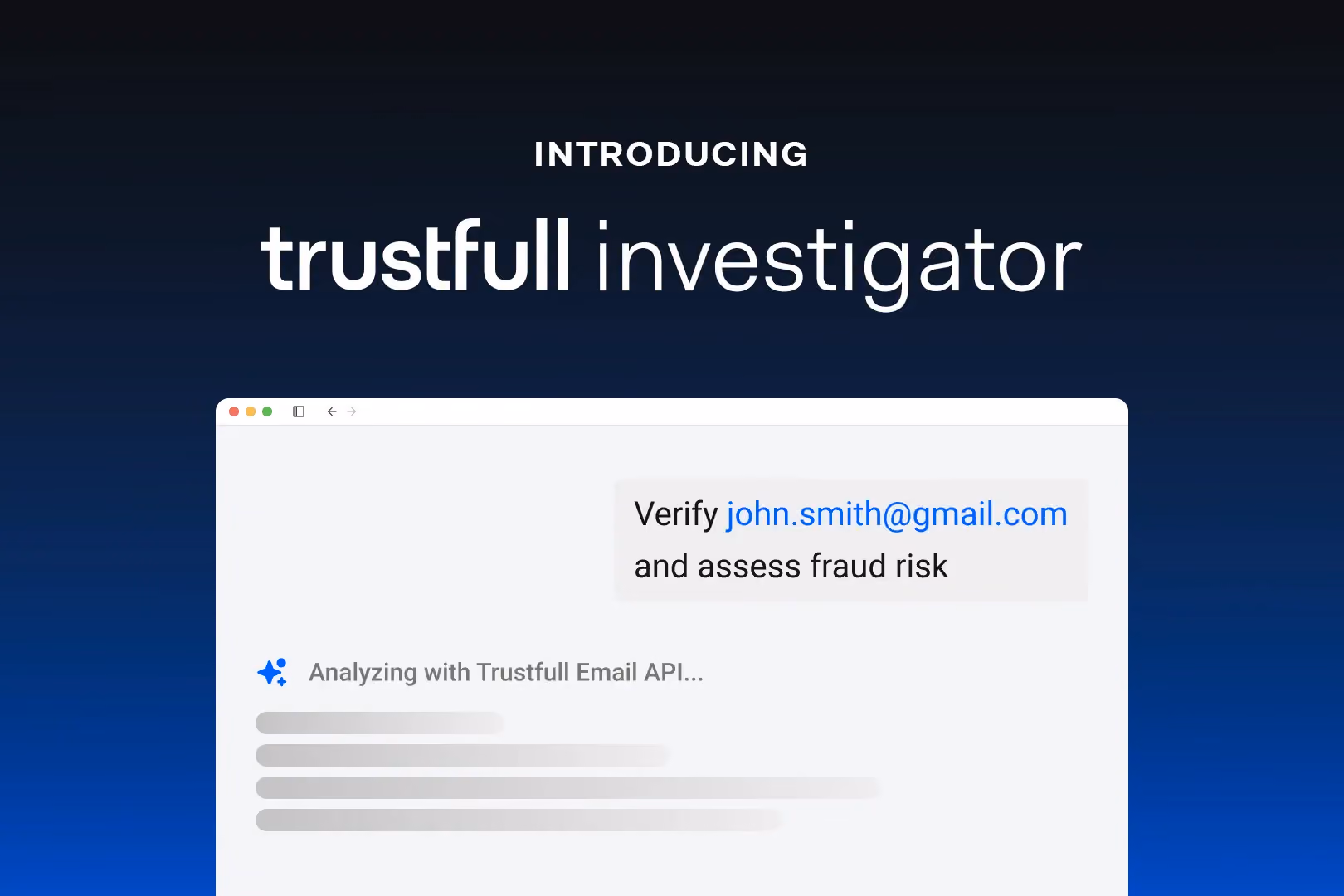 Introducing Trustfull Investigator: Fraud Checks, Now as Easy as Asking a Question