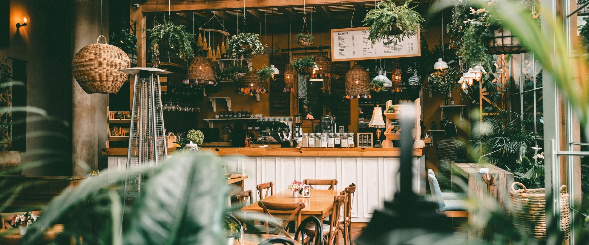 Intérieur d'un coffee shop