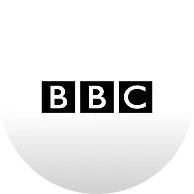 BBC logo with white letters on black square backgrounds arranged horizontally.