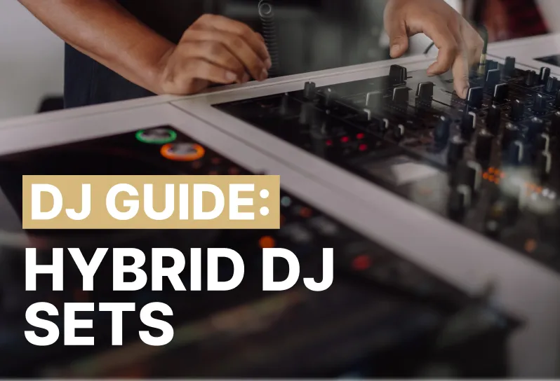 blog title card on hybrid DJ sets