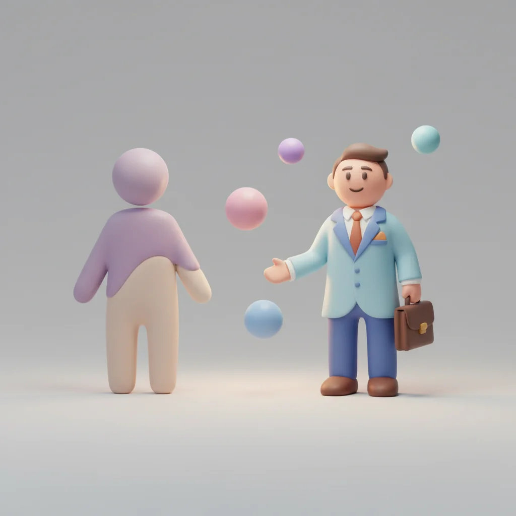 Onzichtbare figuur transformeert naar zichtbare professionele aanwezigheid, symboliseert LinkedIn profiel optimaliseren