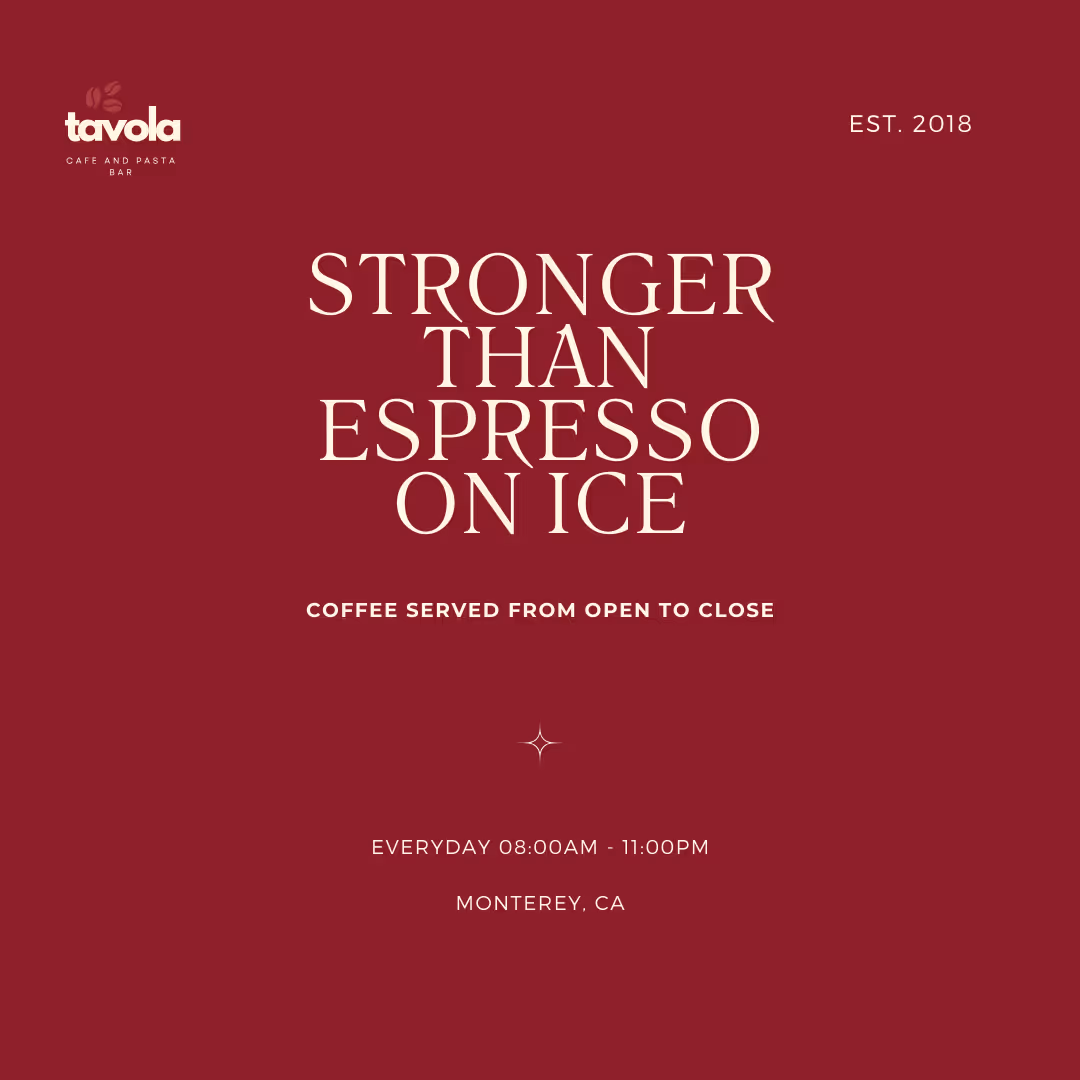 Stronger Than Espresso on Ice