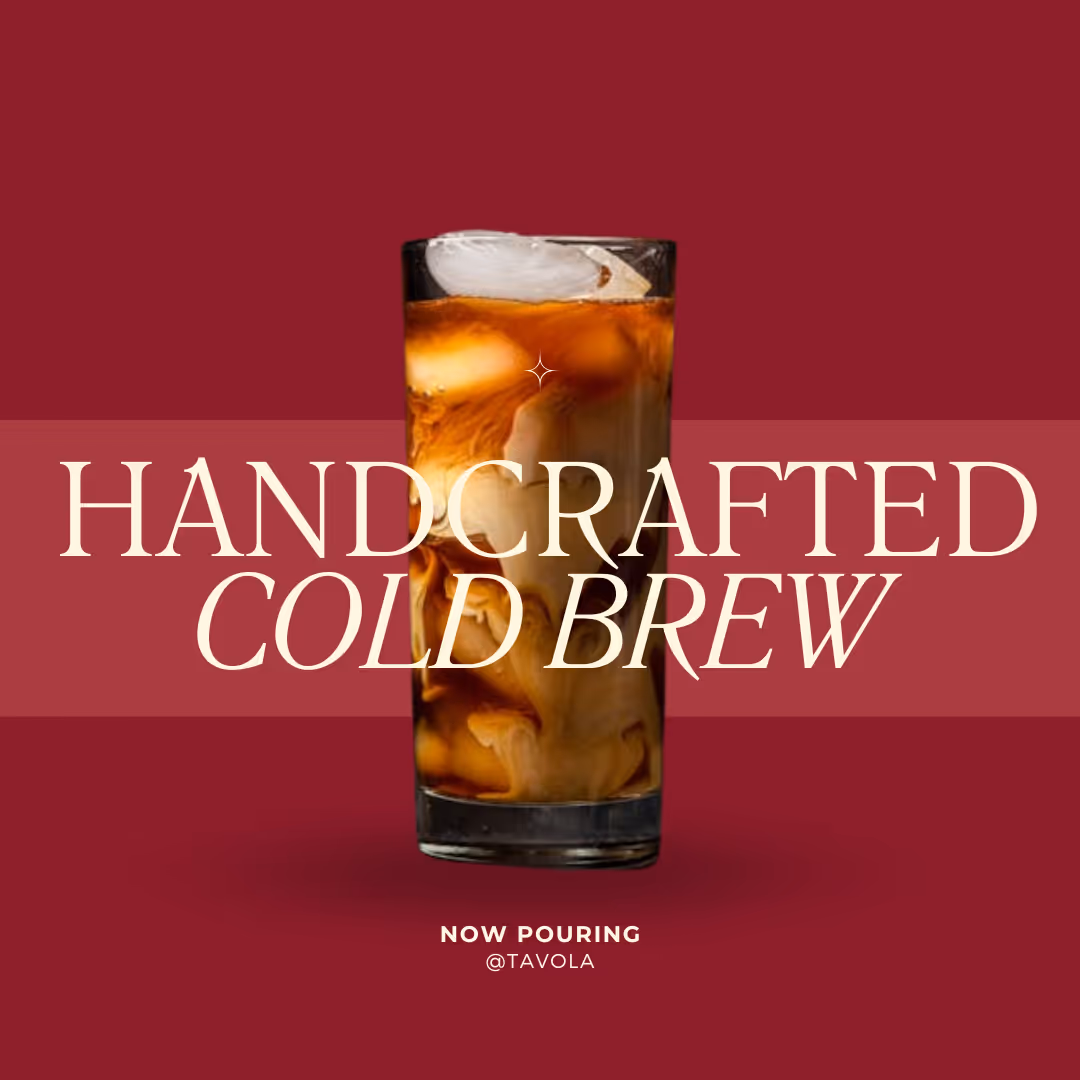 Handcrafted Cold Brew