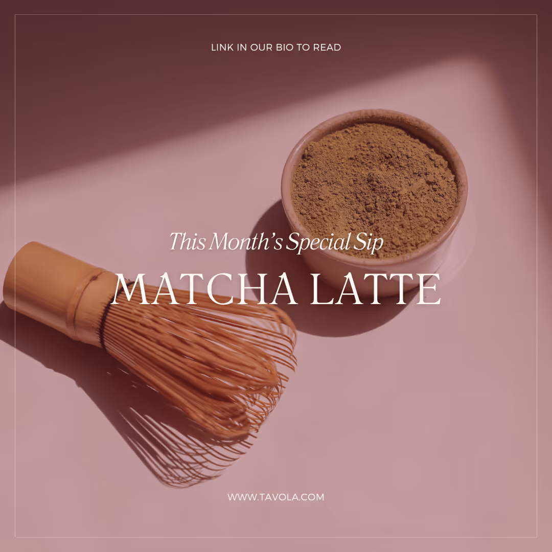Matcha Latte Special