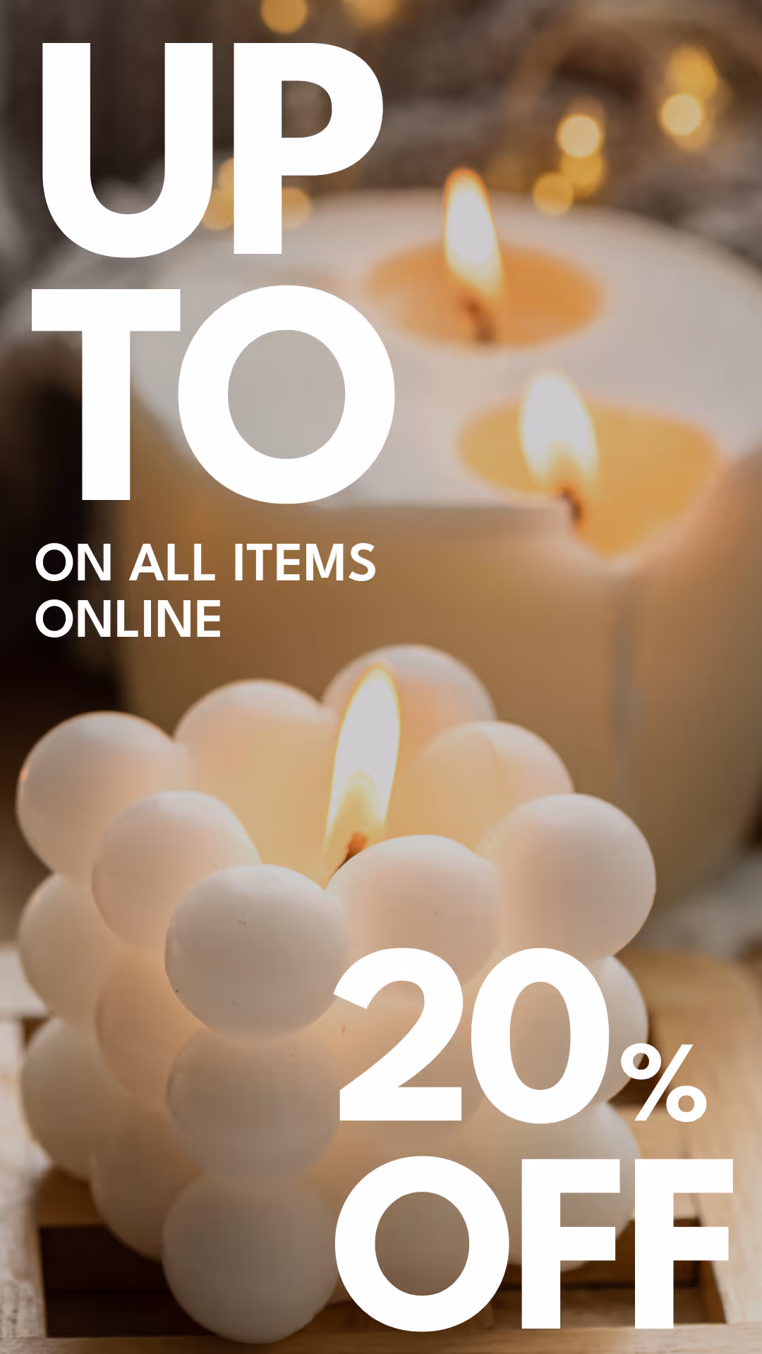 Up To 20 Percent Off