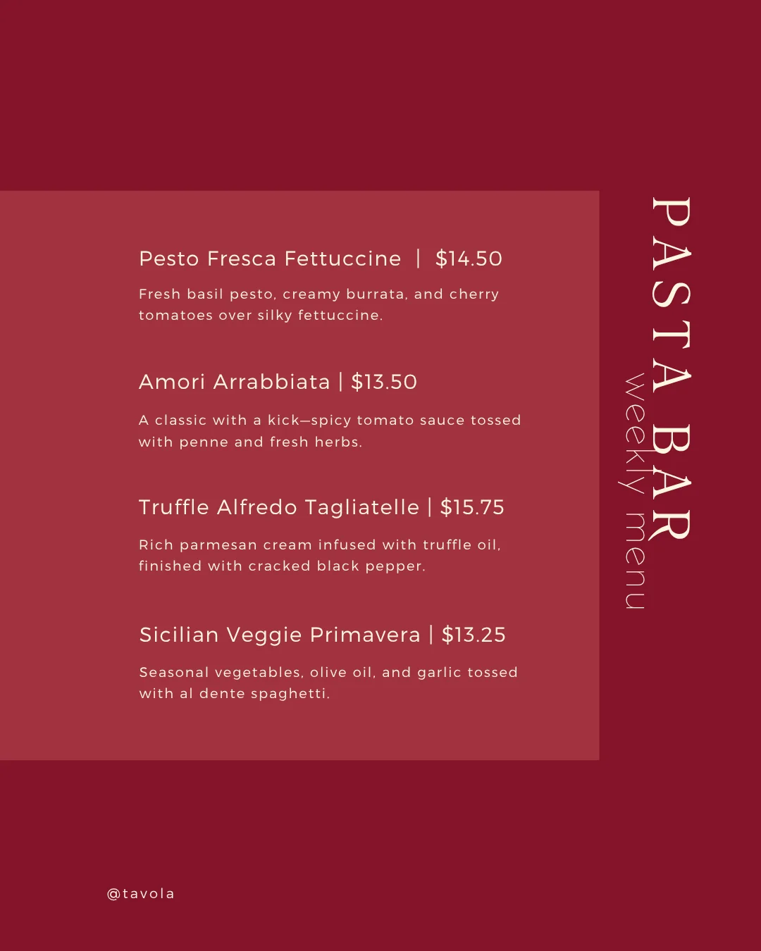 After Zapli: custom-designed food brand social post, 5 of 9