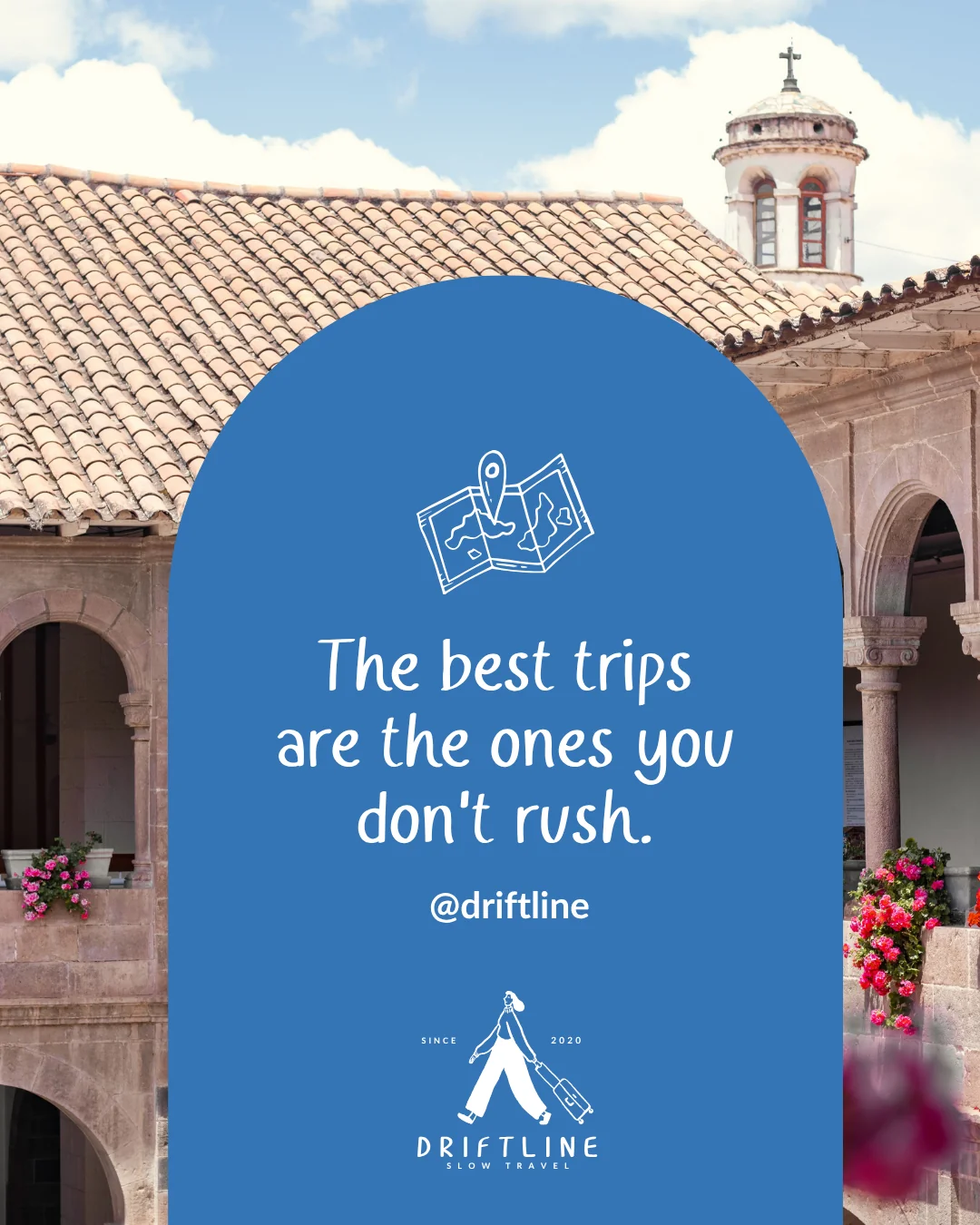 After Zapli: custom-designed travel brand social post, 1 of 9