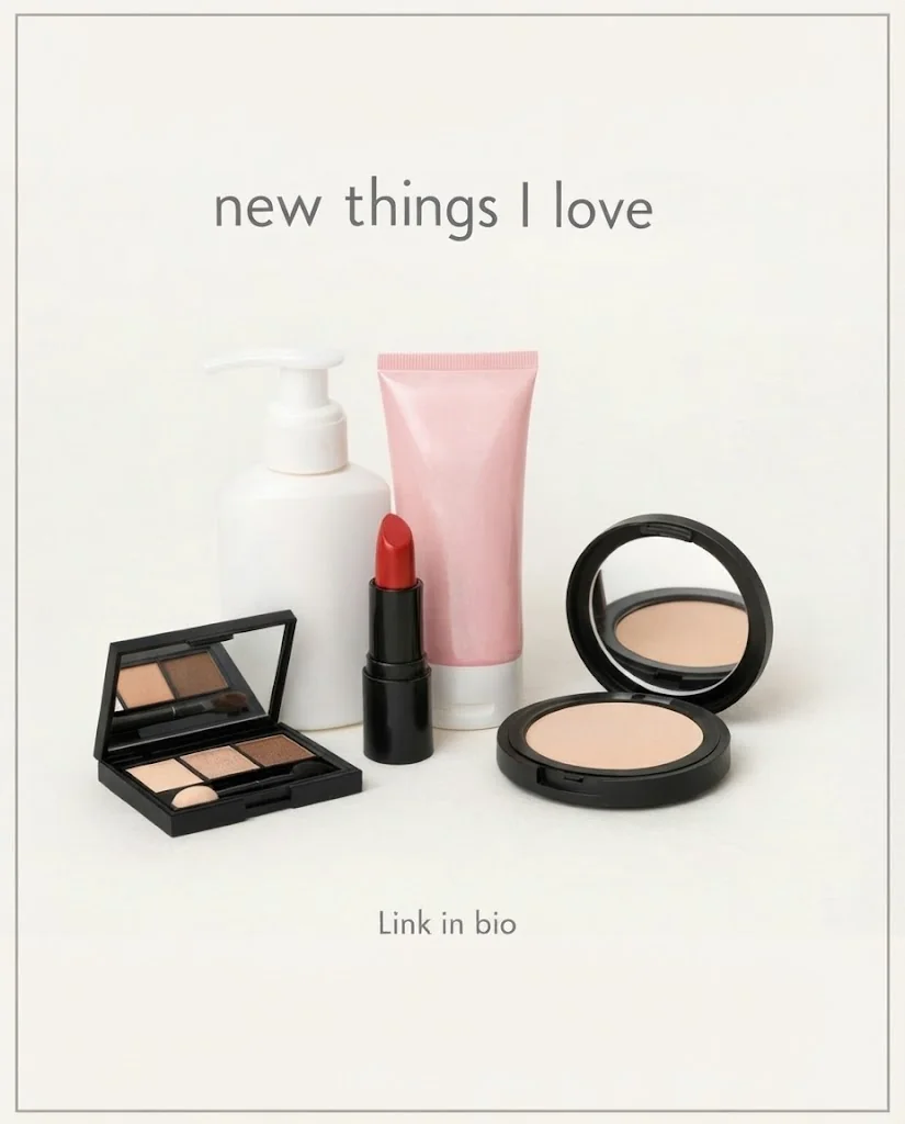 Before Zapli: generic beauty brand social post, 6 of 9