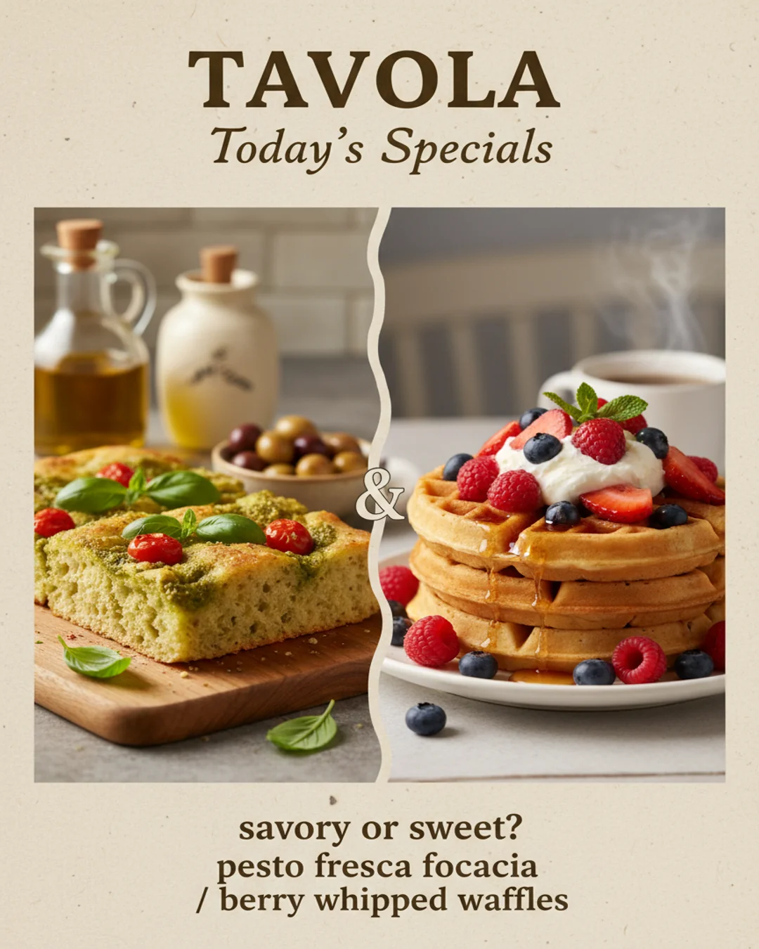 Before Zapli: generic food brand social post, 4 of 9