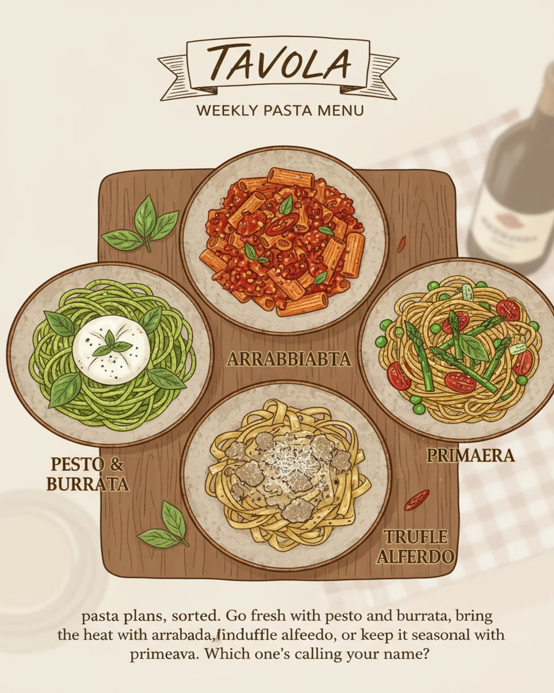 Before Zapli: generic food brand social post, 5 of 9