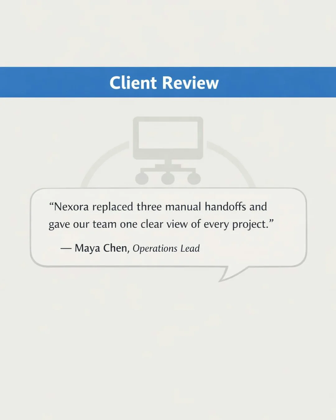 Before Zapli: generic tech brand social post, 8 of 9