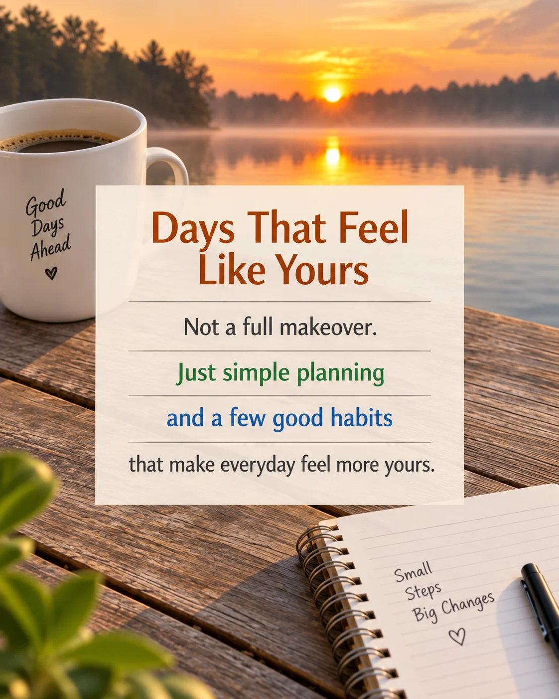 Before Zapli: generic lifestyle brand social post, 2 of 9