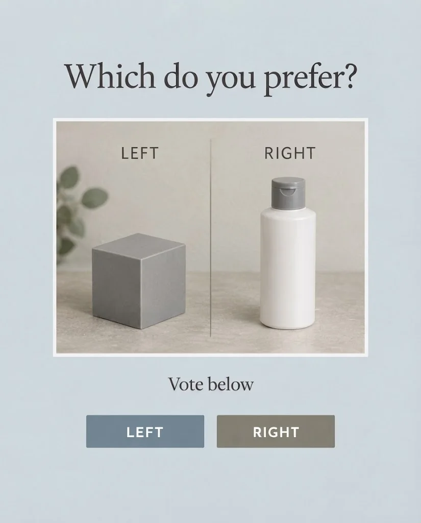 Before Zapli: generic product brand social post, 8 of 9