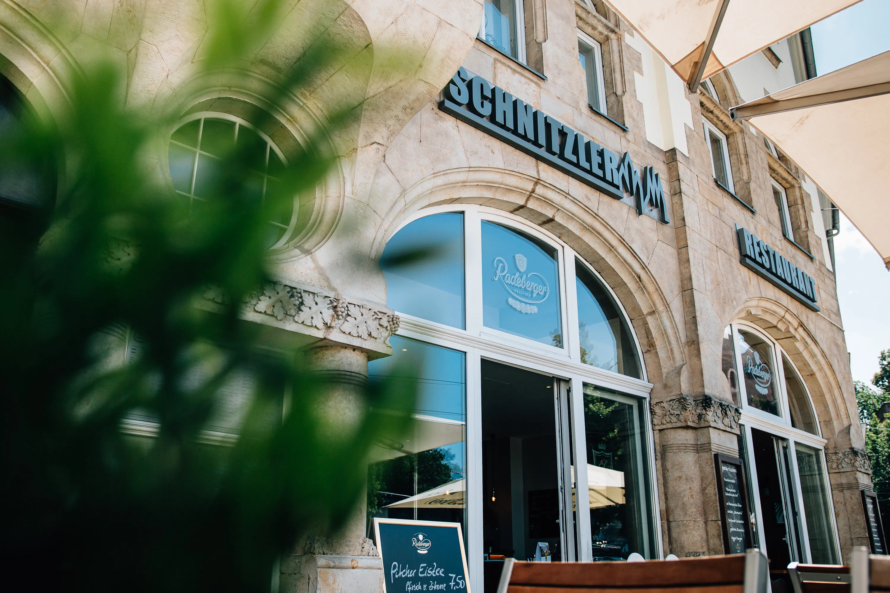 Outside of a building