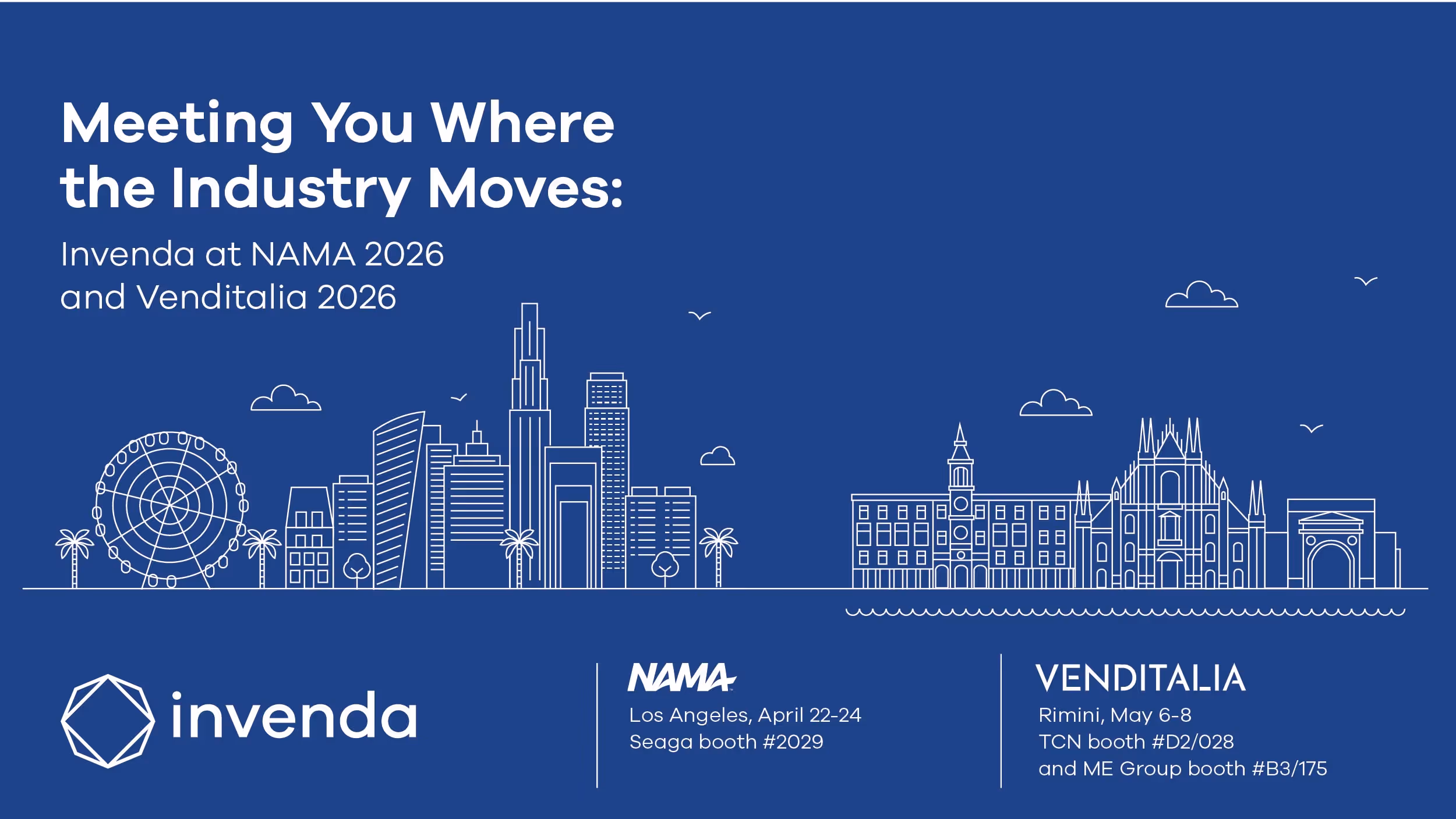 Dort, wo die Branche sich bewegt: NAMA 2026 und Venditalia 2026