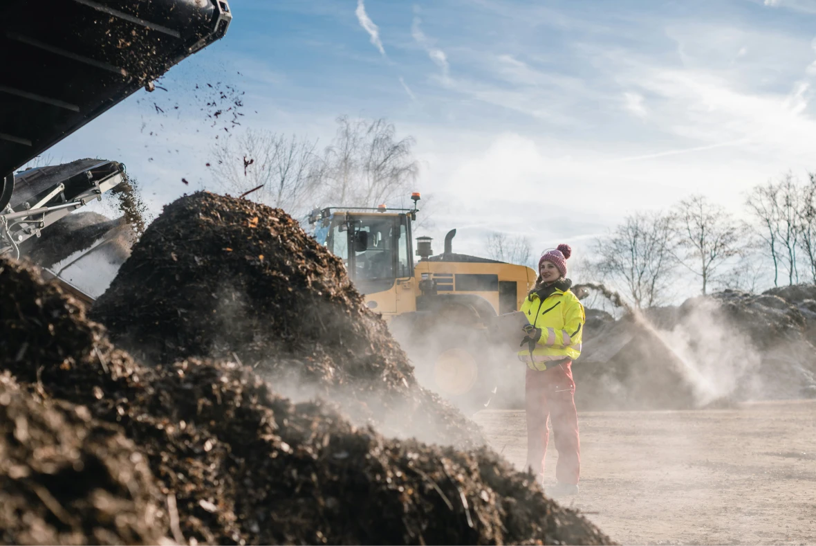 industrial compost