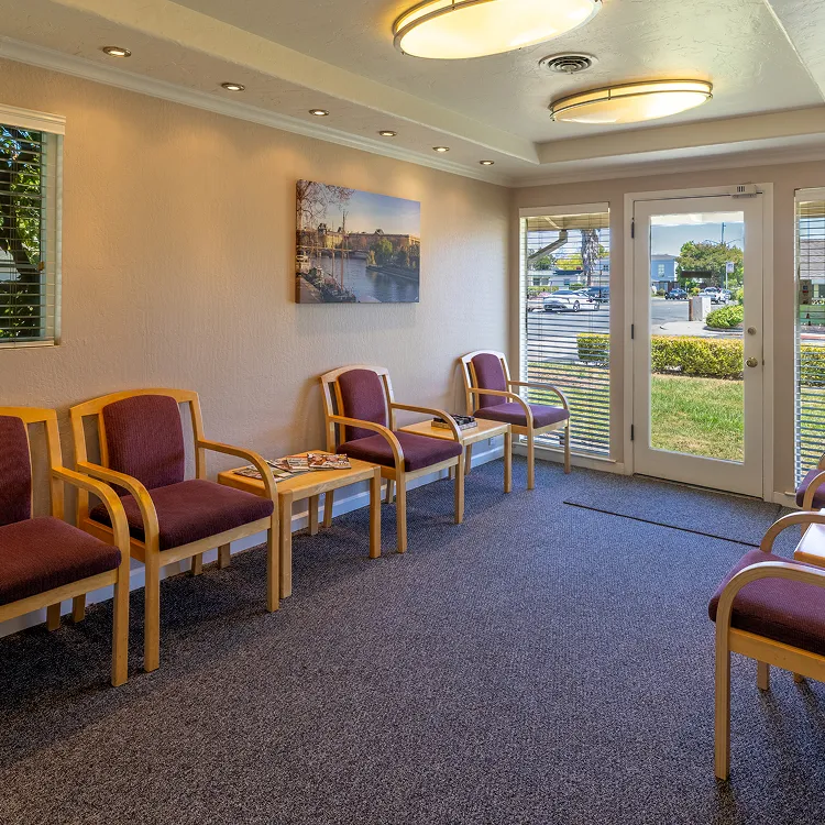Waiting room at Concord Heritage Dental