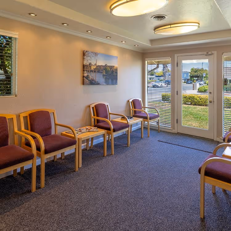 Waiting room at Concord Heritage Dental