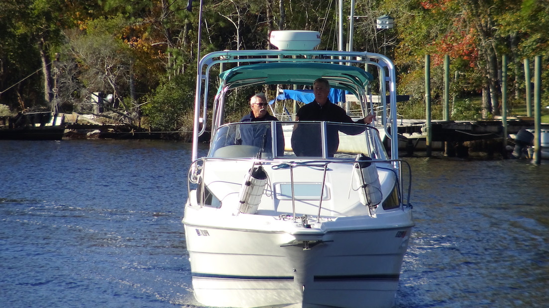 Boating at Riverwalk Landing Manufactured Home Retirement Community