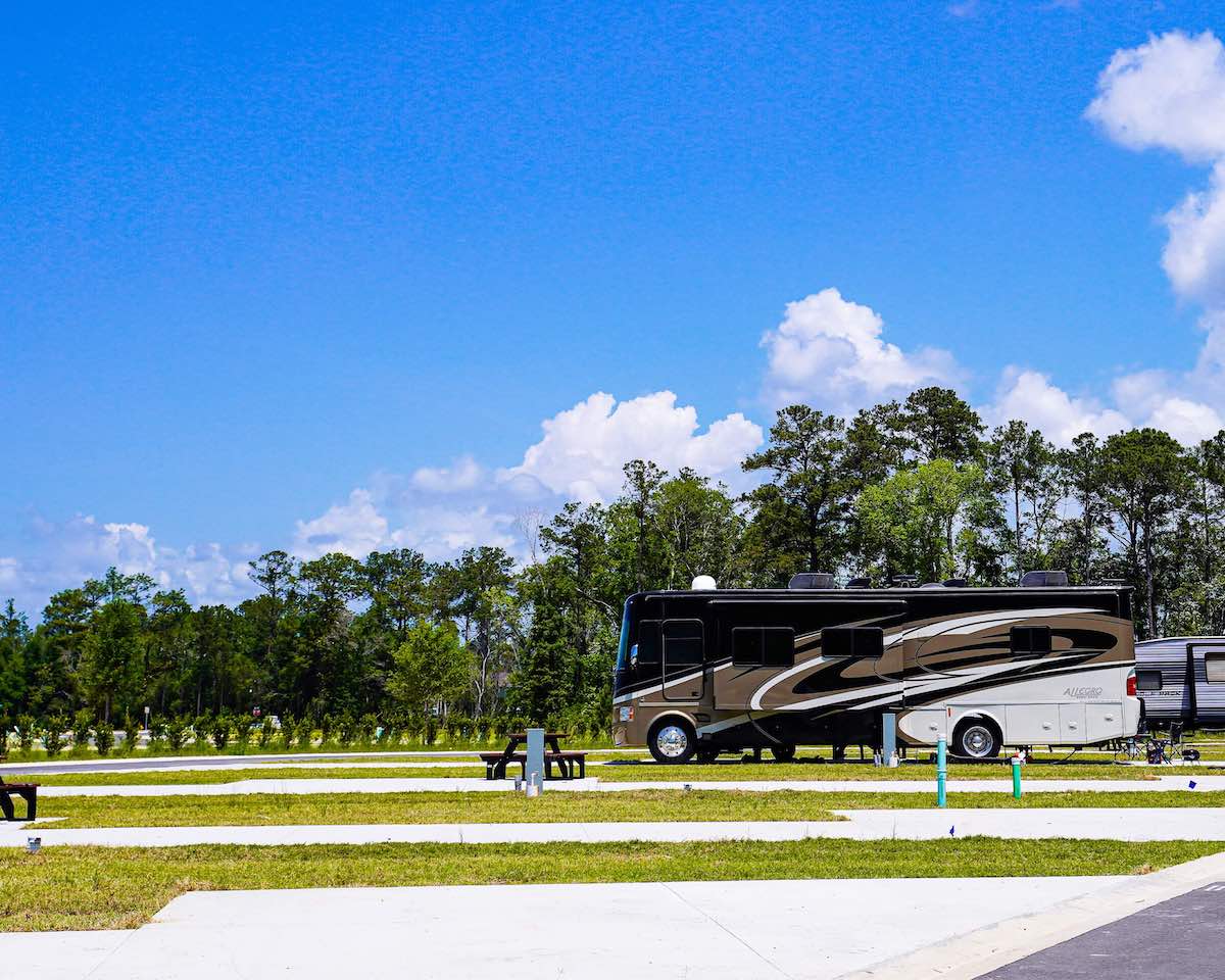 rv camping at riverwalk landing resort community near destin florida