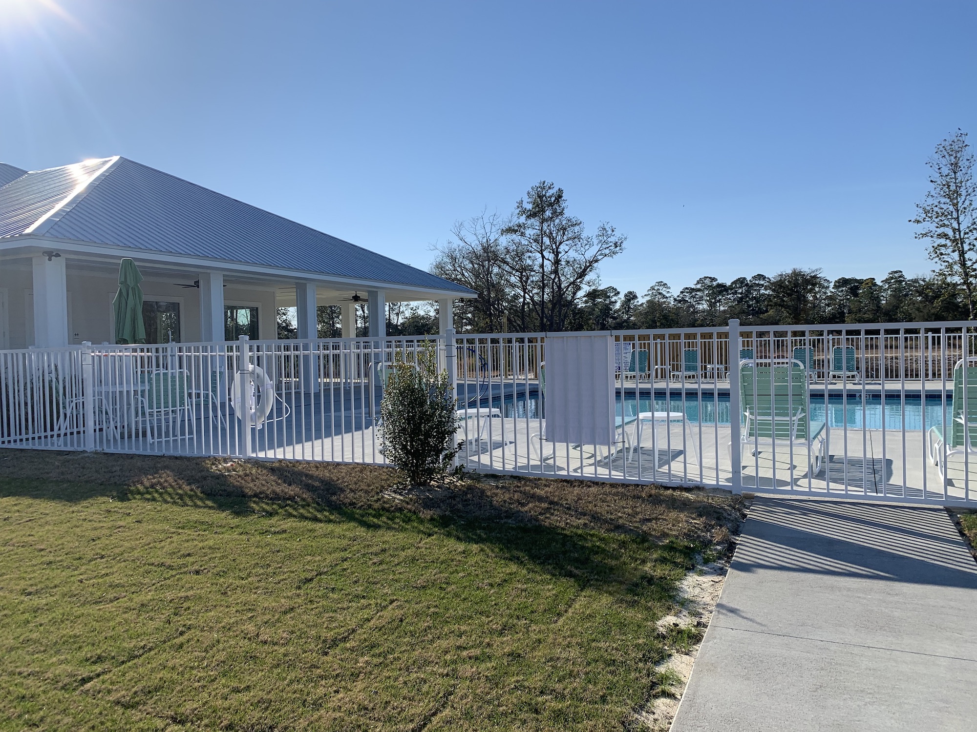 Swimming Pool and Community Clubhouse Riverwalk Landing Resort Near Destin Florida