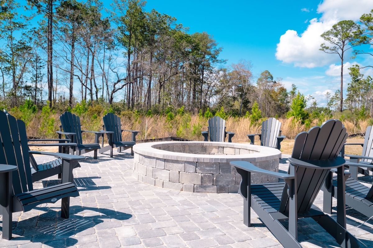 Fire Pit at Riverwalk Landing Resort Community Florida Panhandle