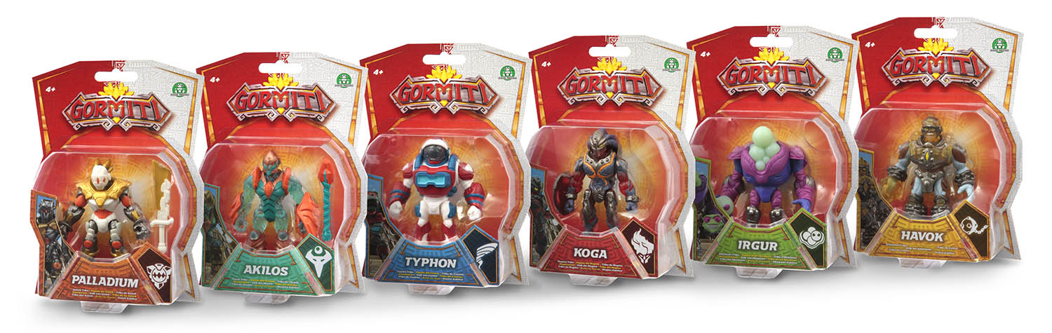 Blister con Die Cut personalizzato Gormiti personaggi serie 3