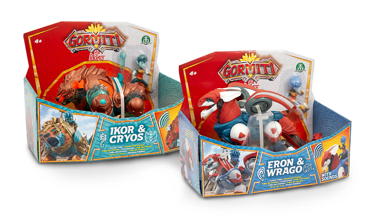 Pack con Die Cut personalizzato Gormiti beast serie 3