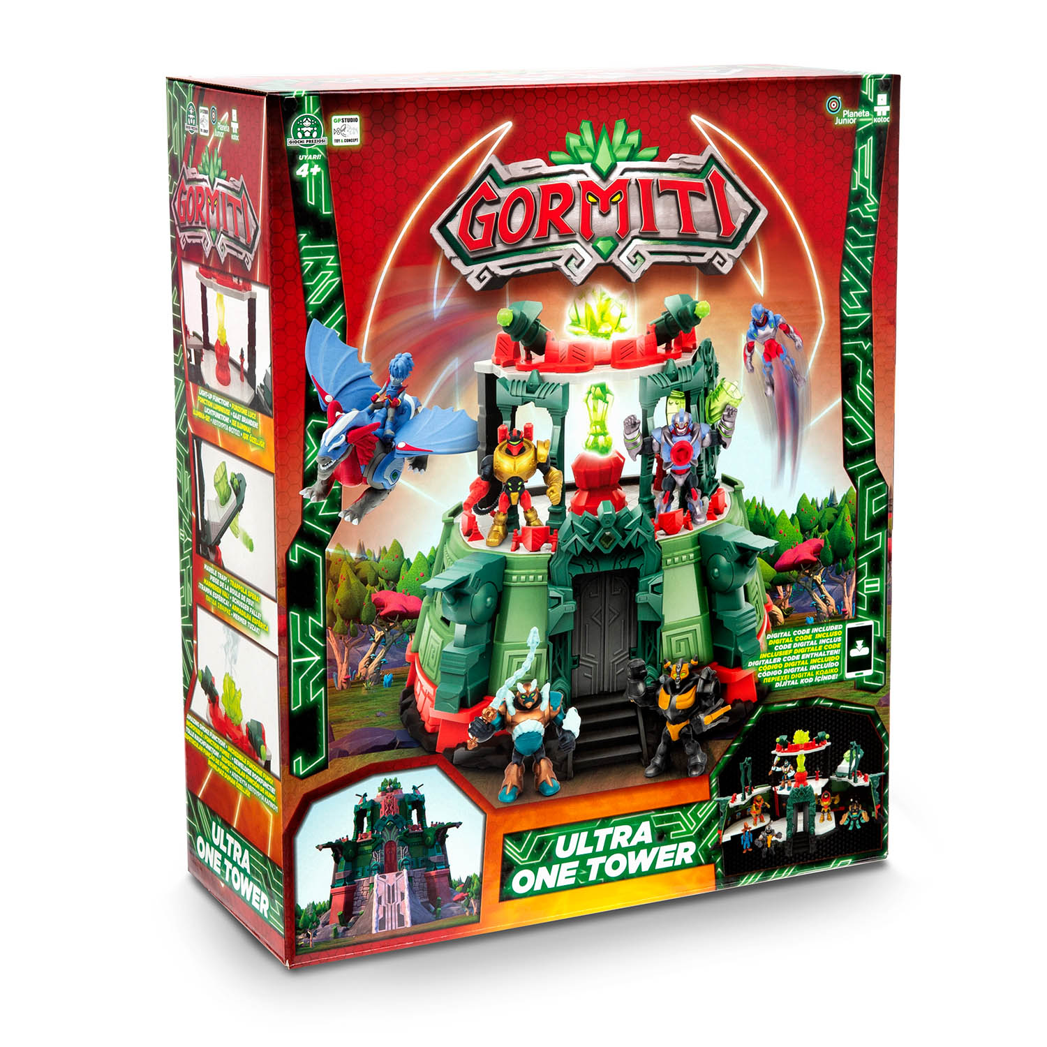 Blister con Die Cut personalizzato Gormiti Torre serie 2
