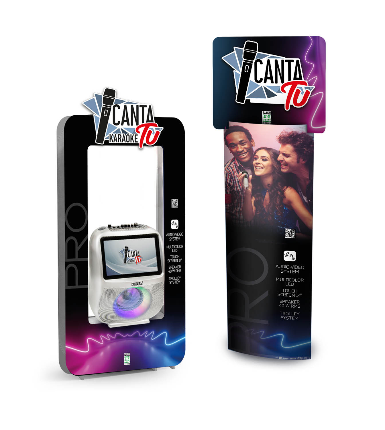 Materiale POP vetrina linea scuola Canta Tu