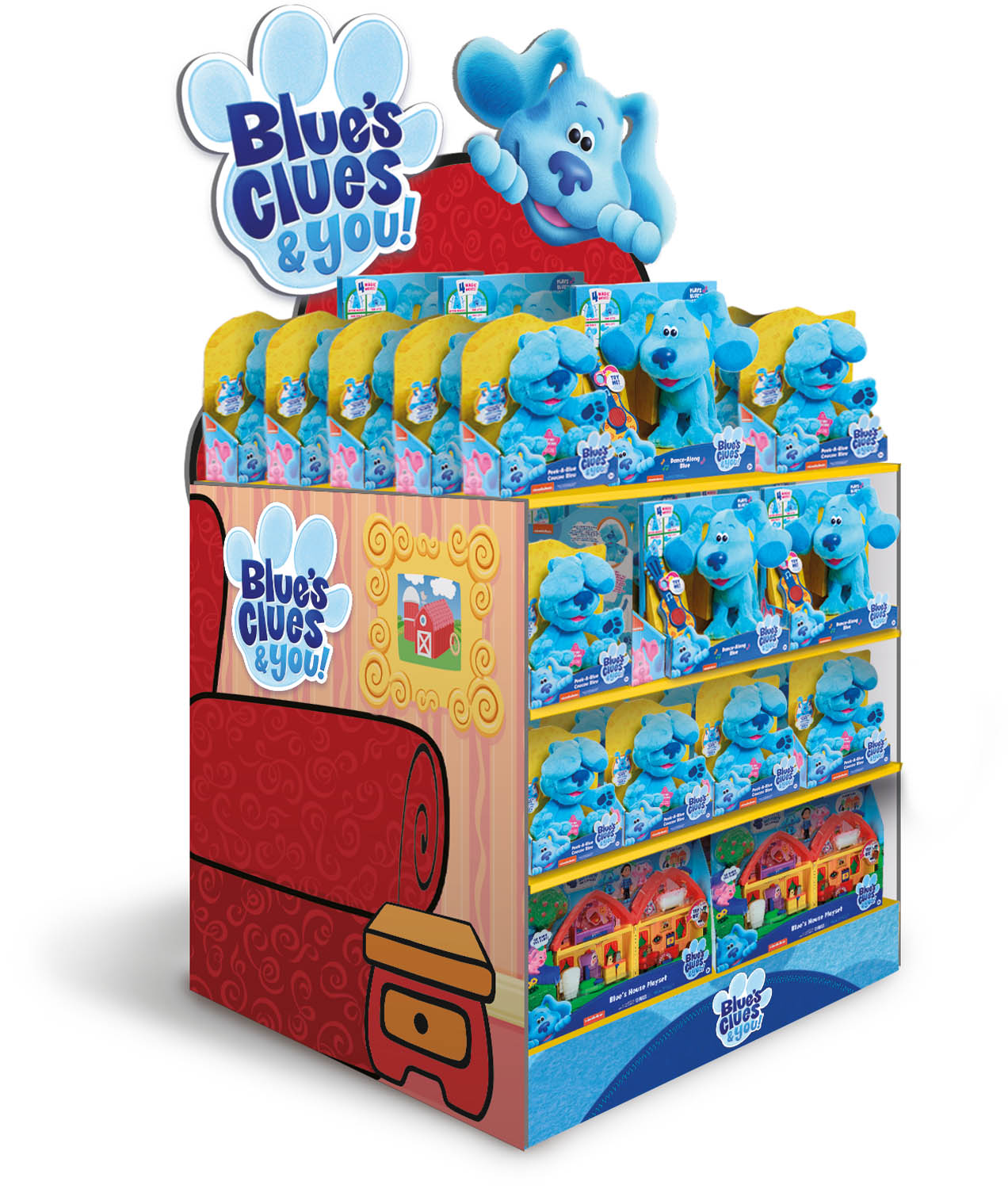 Espositore GDO linea Blues Clues