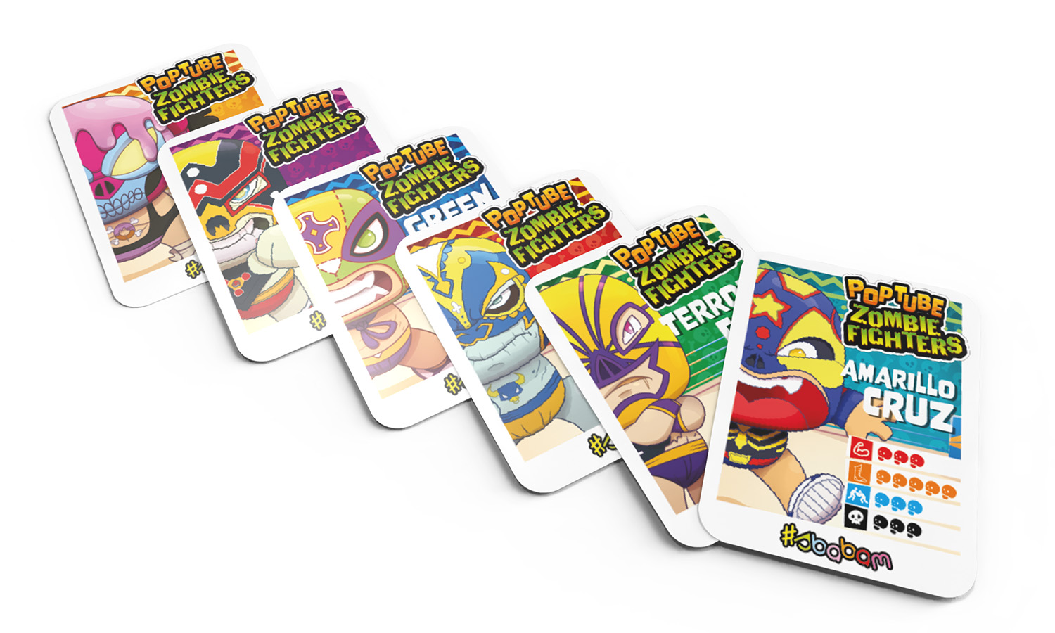 Card personalizzate Pop Tube 
Zombie Fighters