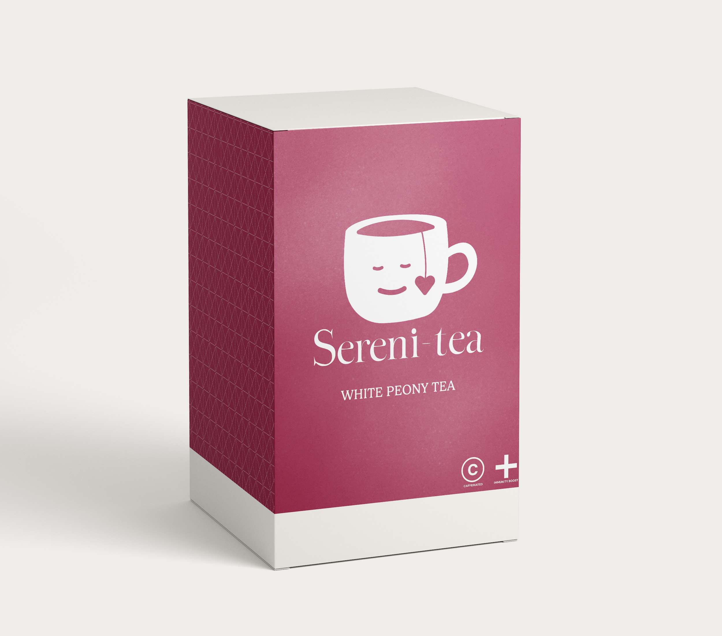 serenitea white tea box design