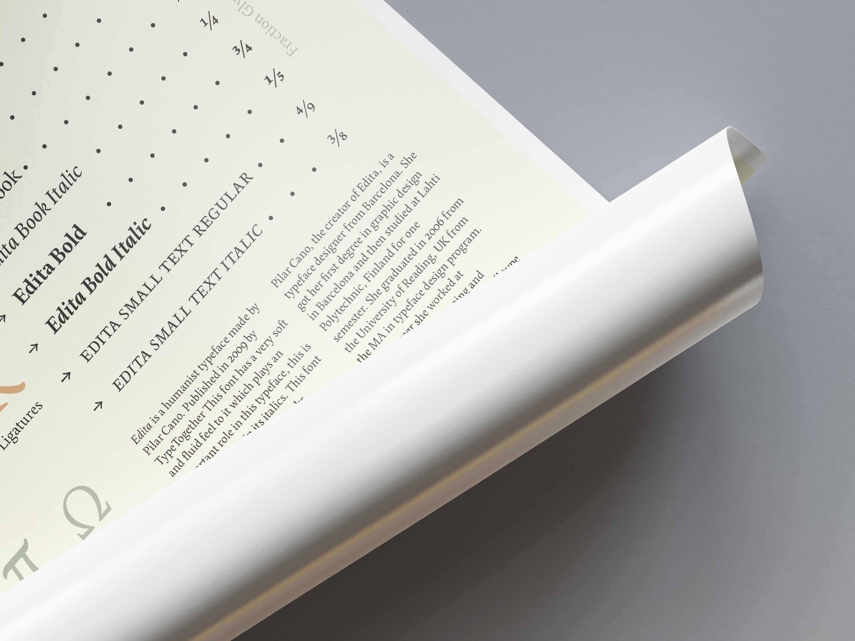 Edita poster mockup.