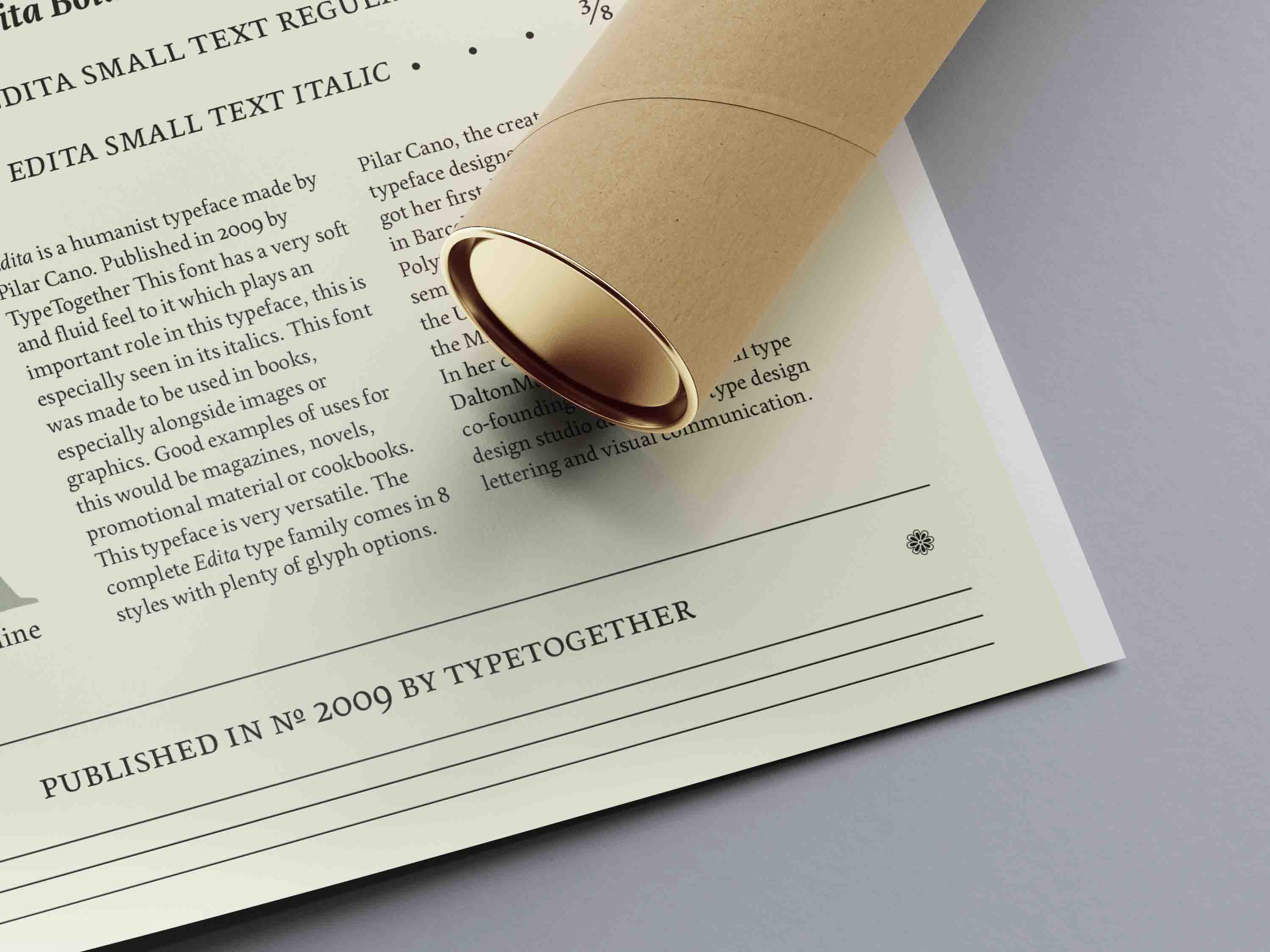 Edita poster mockup.