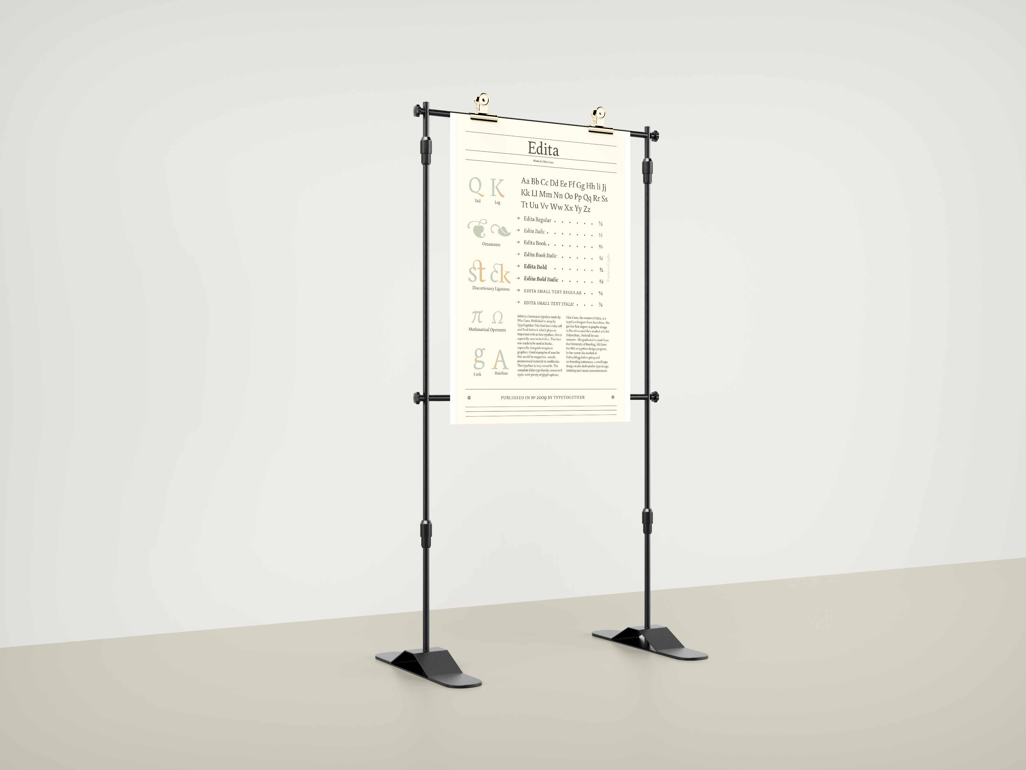 Edita poster mockup.