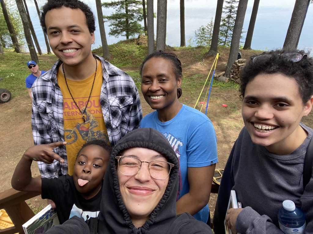 Picture of me with my family.