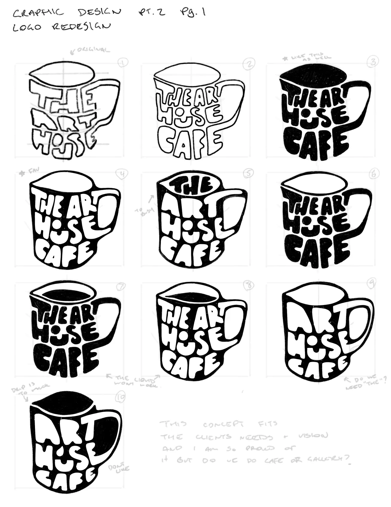 Logo sketches, page 3