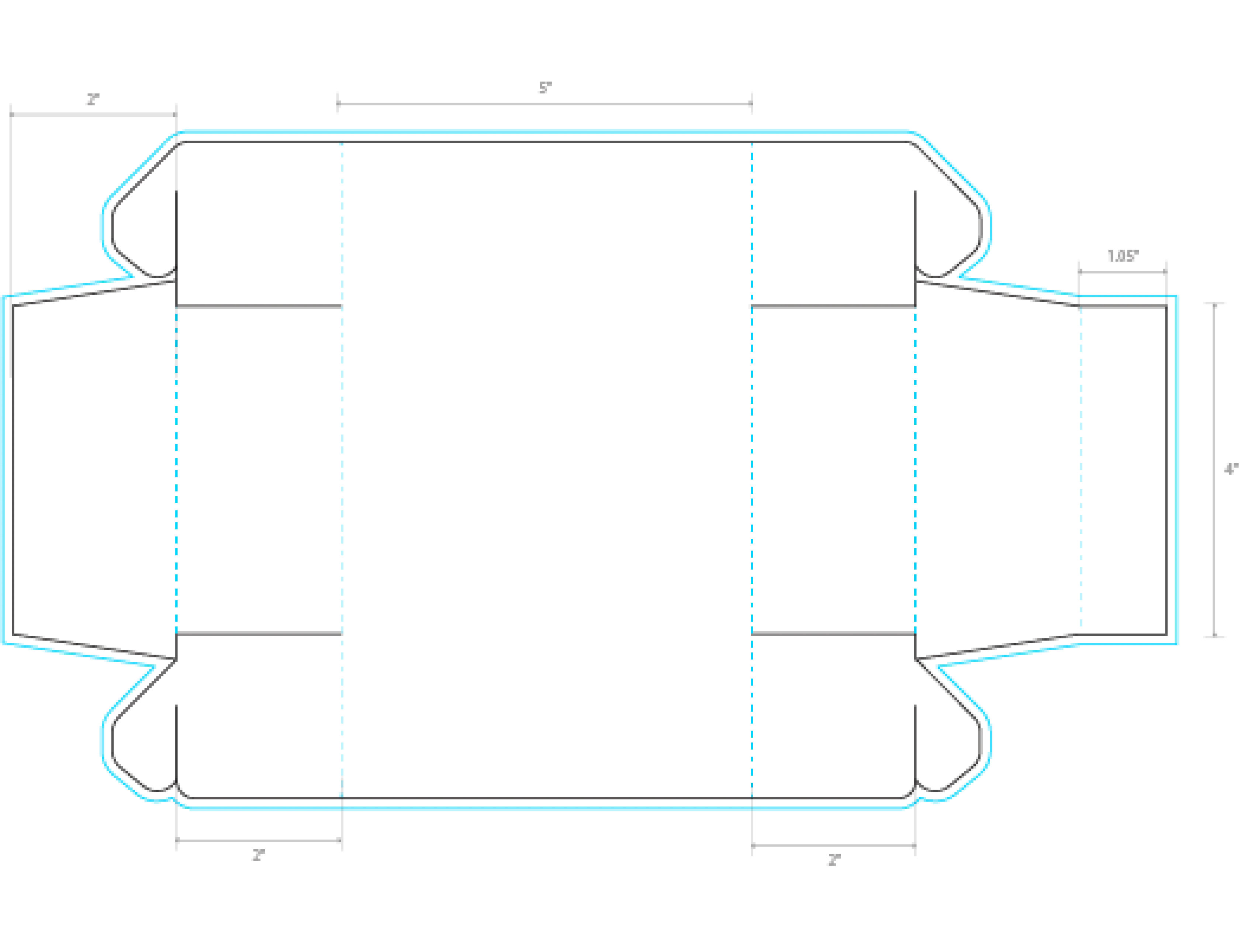 first die cut for prototyping for display box