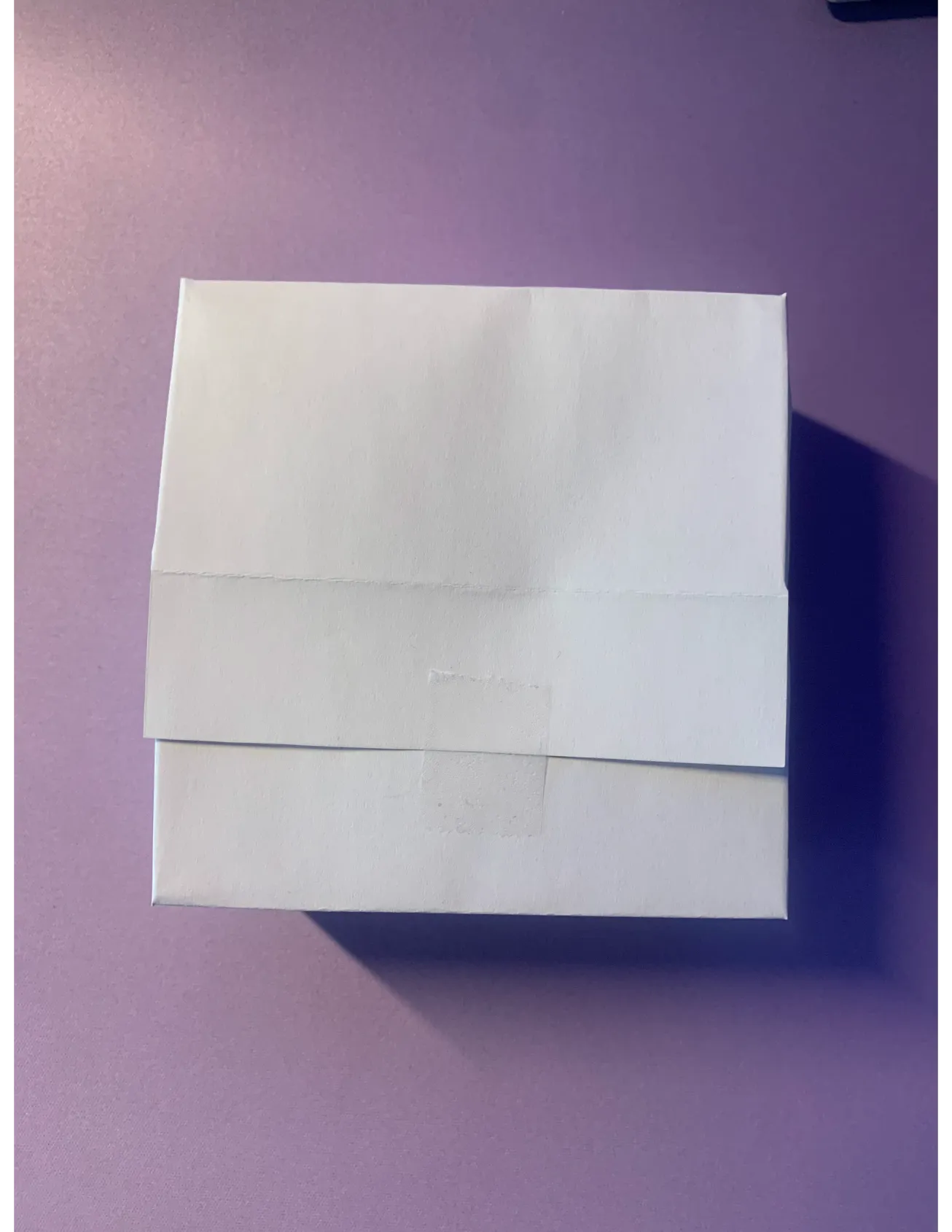 Showing the prototype fully put together for a paper mockup