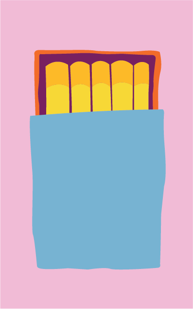 Illustration of cigarettes from the mental health zine