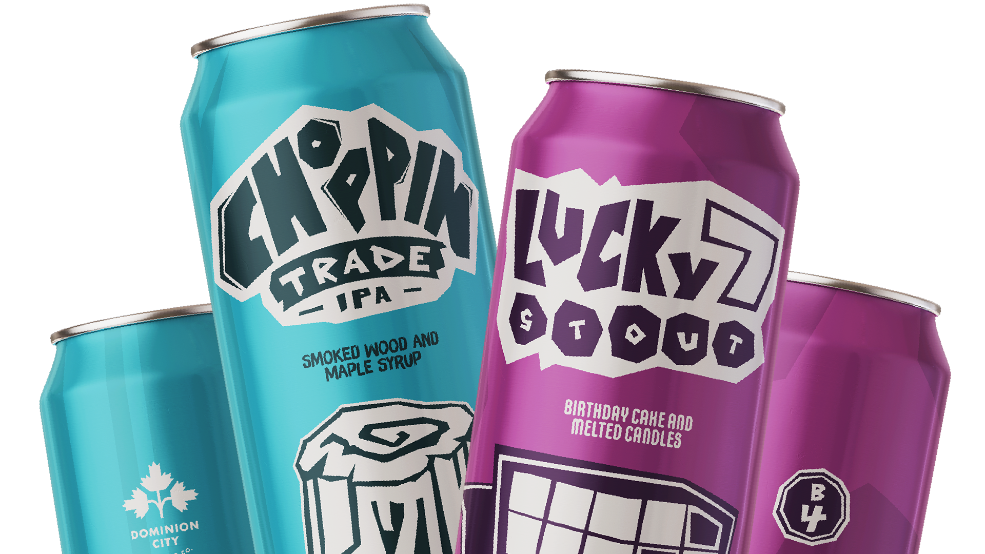 Image showcasing both beer can designs