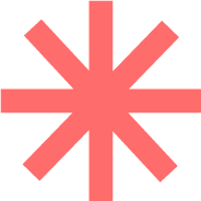 Red decorative star icon