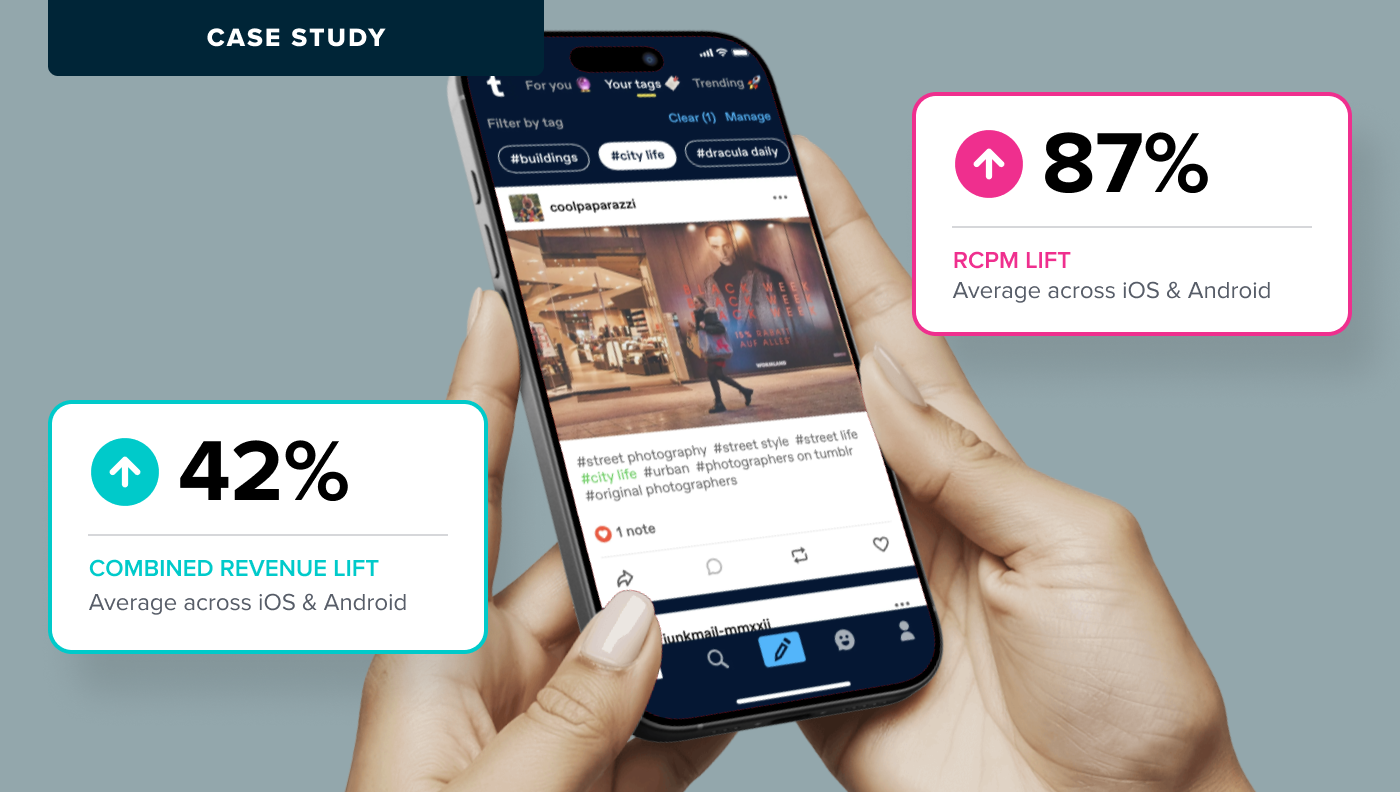 A smartphone displaying a mobile app