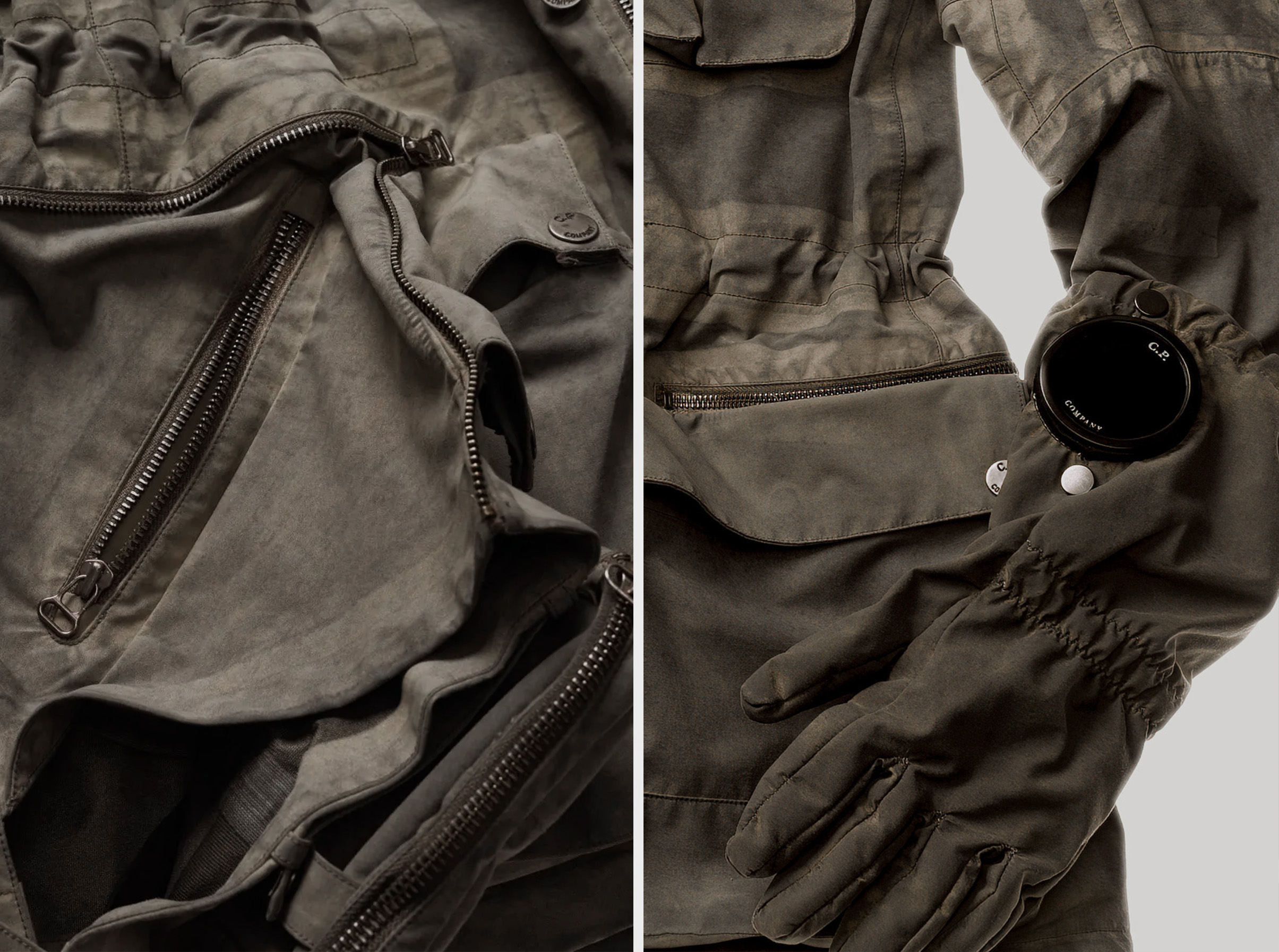 Every visible feature answers a prior condition of use. Image Credit: C.P. Company, 1000M Goggle Jacket detail, 2009.