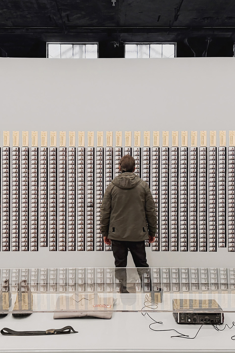 Duration becomes a record one repeated act at a time. Image Credit: Tehching Hsieh, One Year Performance 1980–1981 (Time Clock Piece), 1980–81. Installation view, Dia Beacon, 2025–27.