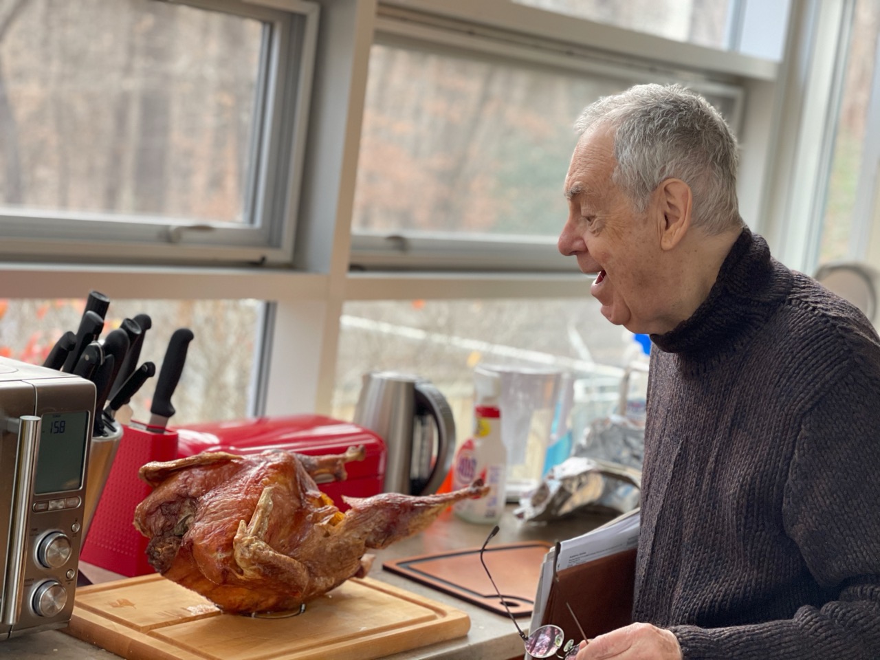 David Ecstatic at a Turkey 2020