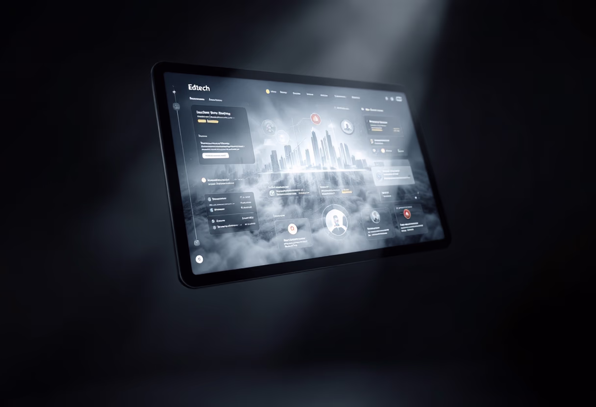 [interface] image of a screenshot of a learning module (for an edtech)